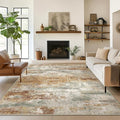 Area Rugs 8x10 for Living Room Bedroom, Modern Abstract Machine Washable Rug by BEIMO