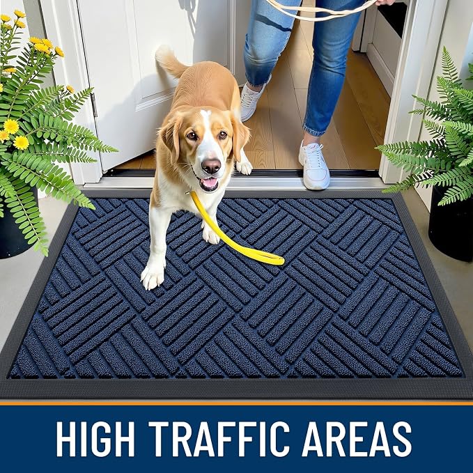 OLANLY Front Door Mat Outside Entrance 71x23, Waterproof Heavy-Duty Doormat | - Image 6