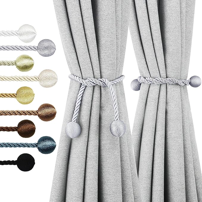 Curtain Tiebacks Outdoor Elegant Decorative Tie Backs Modern Rope Tiebacks by CurtianTiebacks