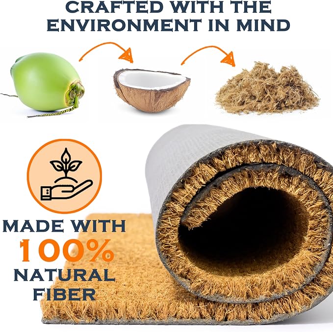 Blank Doormat Coir 30x17 Inch for Screen Printing, Welcome Mat Outdoor 10pk | - Image 8