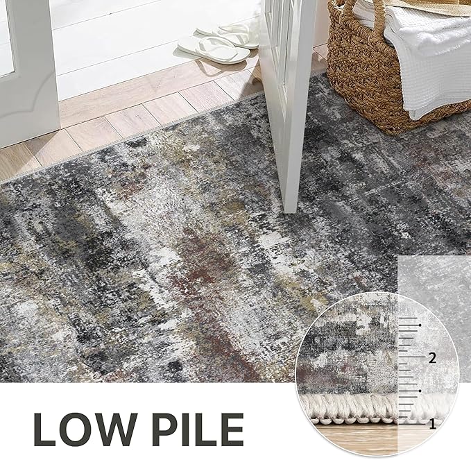 Runner Rug for Hallway Kitchen 2x6 Machine Washable Runners Rug for Entryway - Image 9