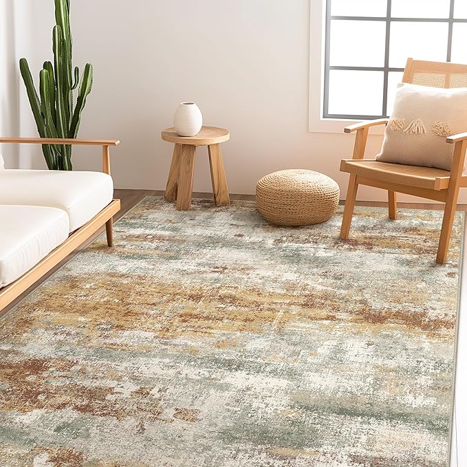 BEIMO Area Rugs 10x14 for Living Room Bedroom, Modern Abstract Machine Washable - Image 3