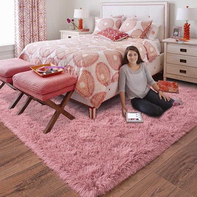Rugs for Living Room 5x7, Soft Shaggy Modern Shag Area Rug for Bedroom - Image 6