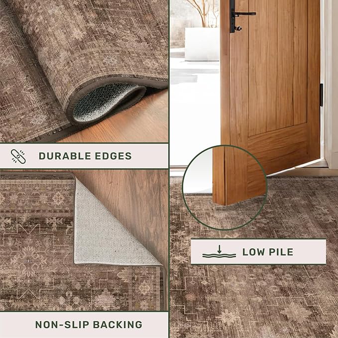 Brown 9x12 Living Room Rug - Image 6