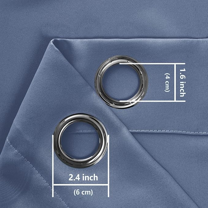Blackout Curtains for Bedroom, 42 x 63 Inches Length, Window Curtains for - Image 9