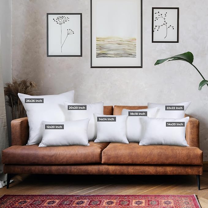 Utopia Bedding Throw Pillows, Decorative 18x18 Pillow Inserts - Image 2