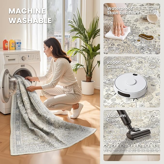 zesthome Washable Runner Rug 2.5x14 - Image 4