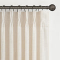 Pinch Pleated Linen Curtains 96 Inches Long by PleatedDrapes