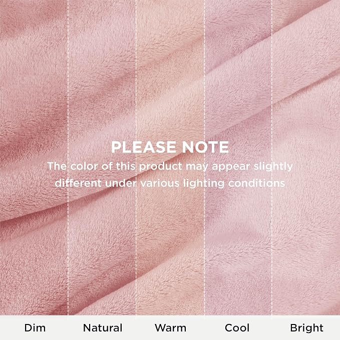 Bedsure GentleSoft Pink Fleece Blanket - Image 9