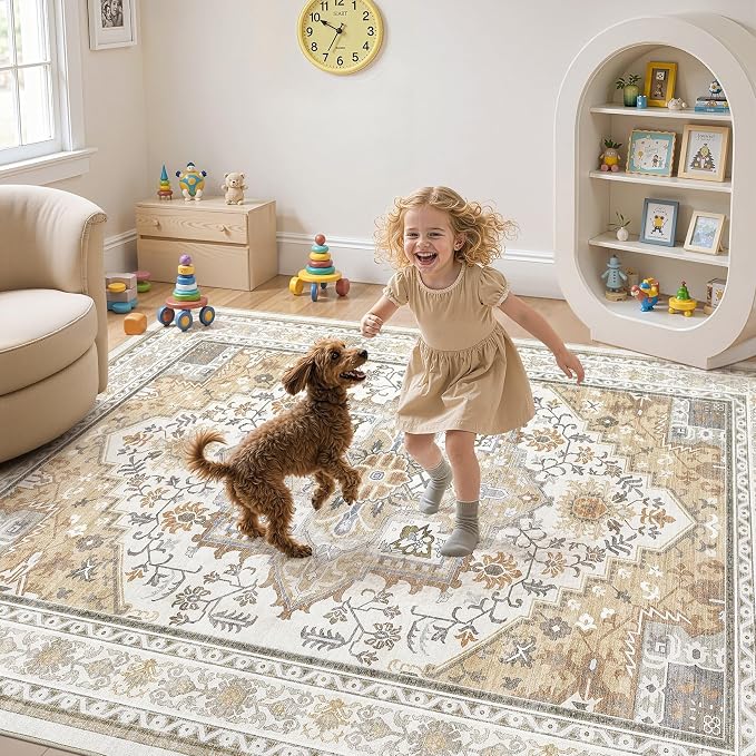UERMEI 9x12 Area Rug for Living Room - Image 7