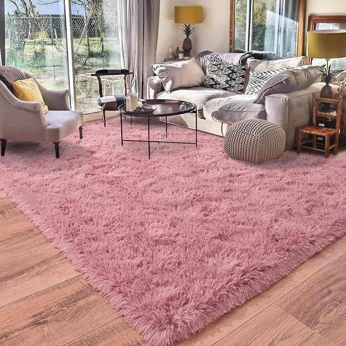 Rugs for Living Room 8x10, Soft Shaggy Modern Shag Area Rug for Bedroom - Image 9