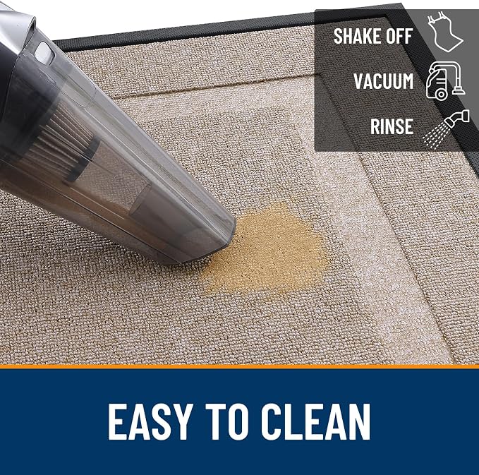 OLANLY Front Door Mat Outside 59x34, All-Season Heavy-Duty Rubber Doormat | - Image 5