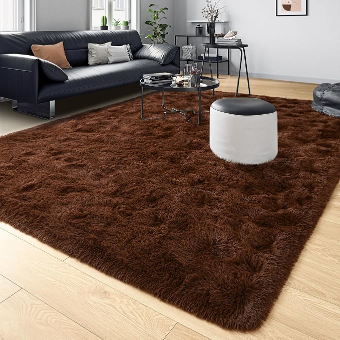 Tepook Super Soft Fluffy Rugs for Bedroom, Shag 5x8 Area Rugs for Living Room - Image 8