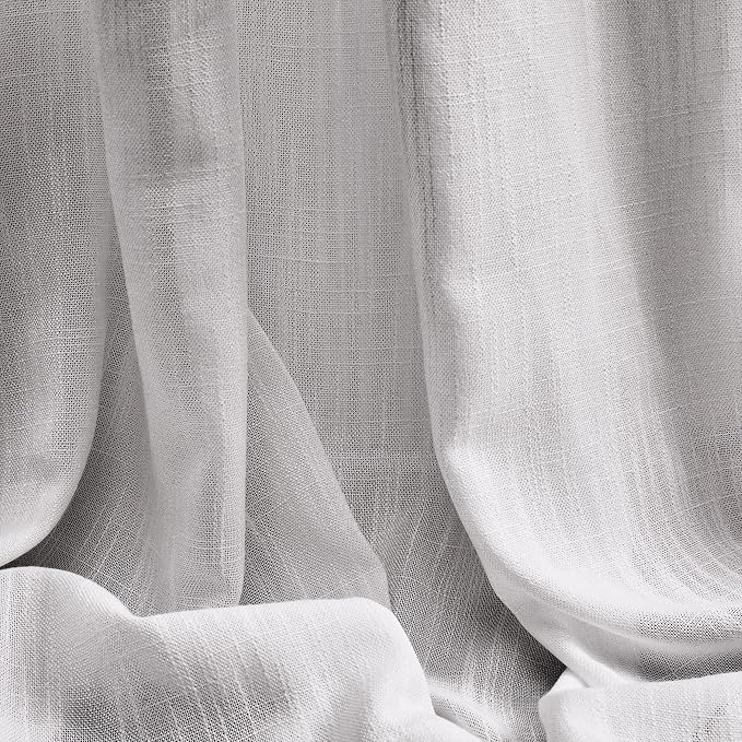 MYSKY HOME Grey Curtains 84 Inch Length, Living Room Curtains & Drapes Boho - Image 7