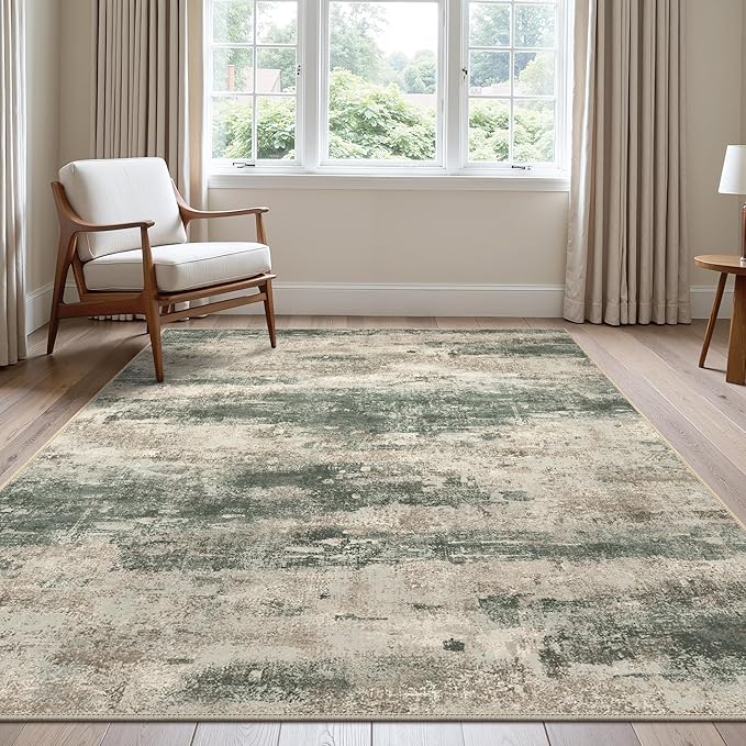Area Rugs 8x10 for Living Room Bedroom, Modern Abstract Machine Washable Rug - Image 3