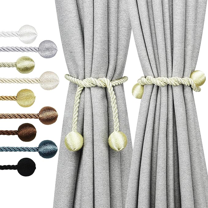 Curtain Tiebacks Outdoor Elegant Decorative Tie Backs Modern Rope Tiebacks by CurtianTiebacks