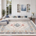 zesthome 8x12 Area Rugs for Living Room, Non-Slip Backing Washable Rugs by Zesthome