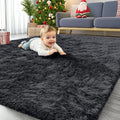 OLANLY 4x12 Area Rugs for Living Room Bedroom, Machine Washable Soft Fluffy by OLANLY