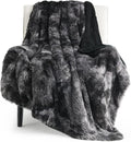 Bedsure GentleSoft Fluffy Black Blanket Cozy Gifts by BEDSURE