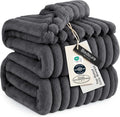 Bedsure Soft Cal Size Blanket for Bed Grey 102"x96" | Birthday Gifts for Women by Unknown