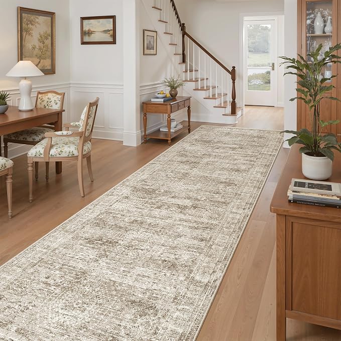 Runner Rug 3x10 Washable Non-Slip Hallway Runner Rugs - Image 2