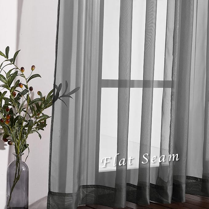 NICETOWN Sheer Curtains 108" Extra Long - Image 5
