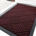 OLANLY Front Door Mat Outside Entrance, Waterproof Heavy-Duty Doormat | 29.5x17 by OLANLY
