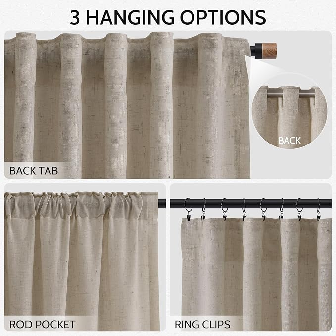 Cobblestone Curtains 90 Inches Long - Image 2