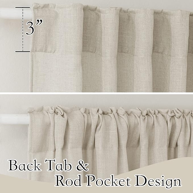 RYB HOME Extra Wide Sheer Curtains - Image 2