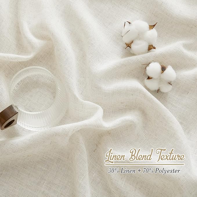 NICETOWN Flax Polyester Linen Curtains - Image 4