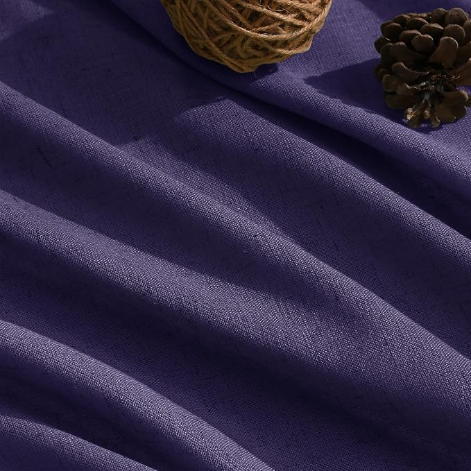 Purple Linen Curtains 72 Inch Long - Image 5