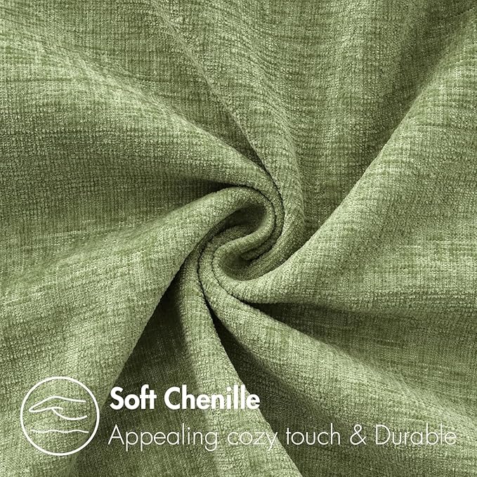 MIULEE Pack of 2 Couch Throw Pillow Covers 12x24 Inch Spring Soft Sage Green - Image 3