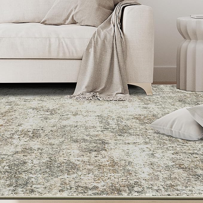 10x14 Area Rugs for Living Room Rug Washable: Abstract Large Rug Indoor Modern - Image 8