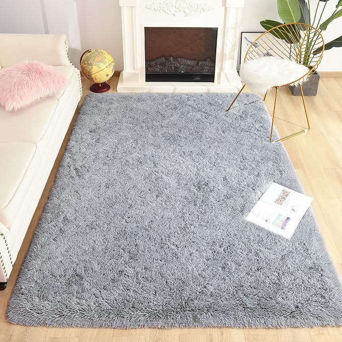 Chicrug Soft Area Rugs for Bedroom Living Room Plush Fluffy Rug 9x12 Feet - Image 9