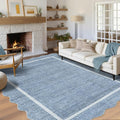 GarveeHome Scalloped Washable Rug 9x12 Area Rug by GarveeHome