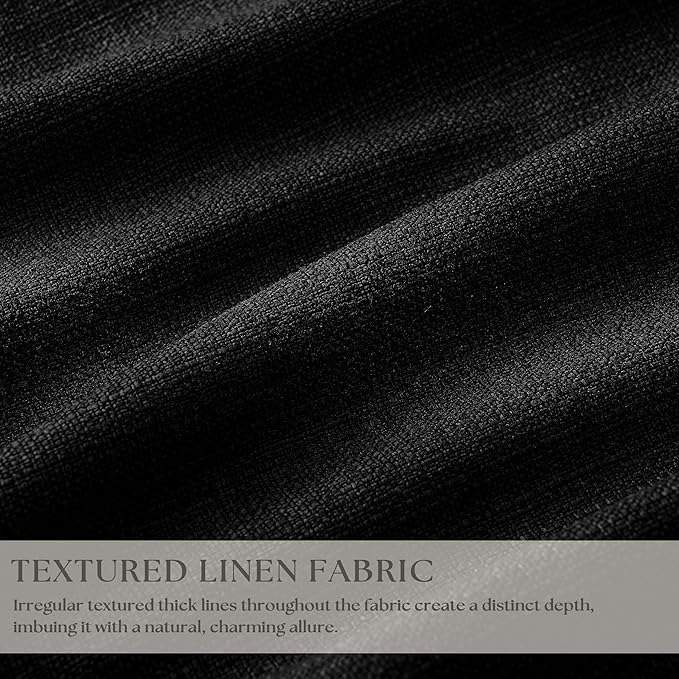 Black 90 Inch Pinch Pleated 100% Blackout Curtains - Image 3
