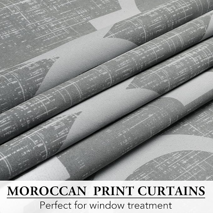 Beauoop 100% Blackout Curtains 72 Inches Long 2 Panels - Image 5