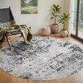 Round Rug 6ft Circle Rug Washable: Carpet Small Circular Area Rug by Aelenmu