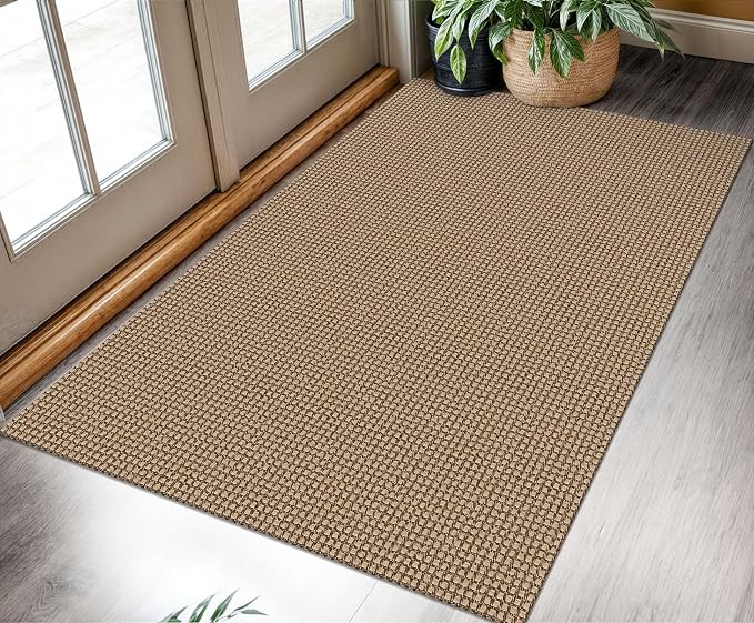 KOZYFLY Boho Rugs for Entryway 3x5 ft Washable Area Rug Non Slip Rubber Backed - Image 8