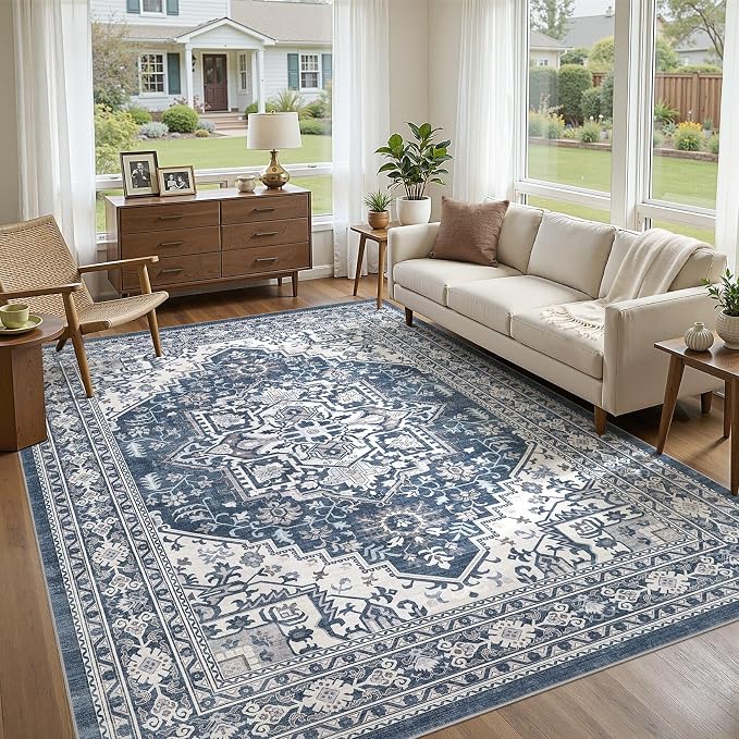 UERMEI 10x14 Area Rug for Living Room - Image 2