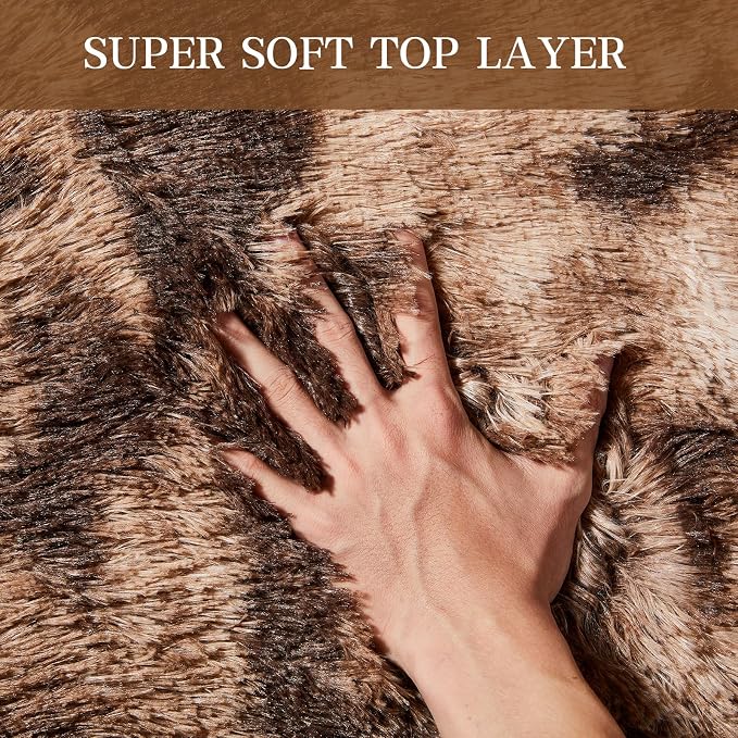 Large Shag Rugs 9X12, Plush Fuzzy Area Rugs - Image 4