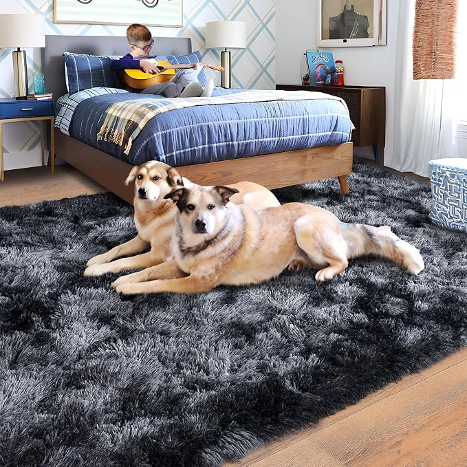 Rugs for Bedroom 4x6, Soft Shaggy Modern Shag Area Rug for Living Room - Image 6