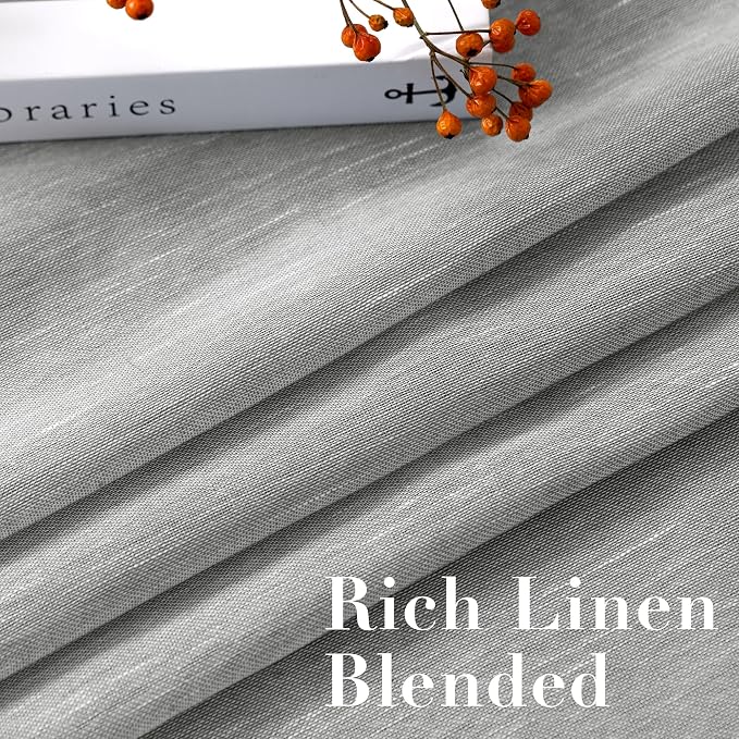 H.VERSAILTEX Elegant Linen and polyester Semi Sheer Curtains - Image 4