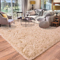 Rugs for Living Room 10x14, Soft Shaggy Modern Shag Area Rug for Bedroom by Quntue