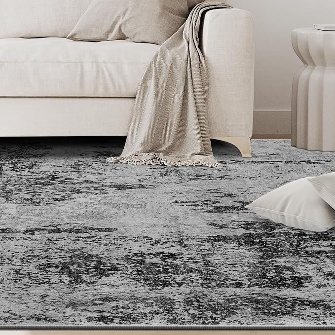 10x14 Area Rugs for Living Room Rug Washable: Abstract Large Rug Indoor Modern - Image 8