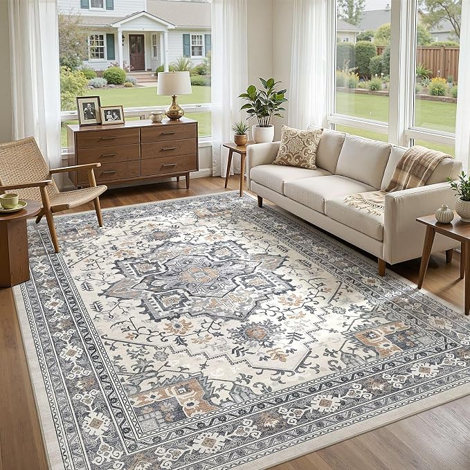 UERMEI 10x12 Area Rug Living Room Rugs - Image 2
