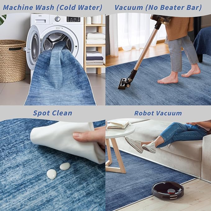 3x10 ft Long Hallway Runner Rug – Non-Slip Washable Kitchen Floor Rug - Image 7