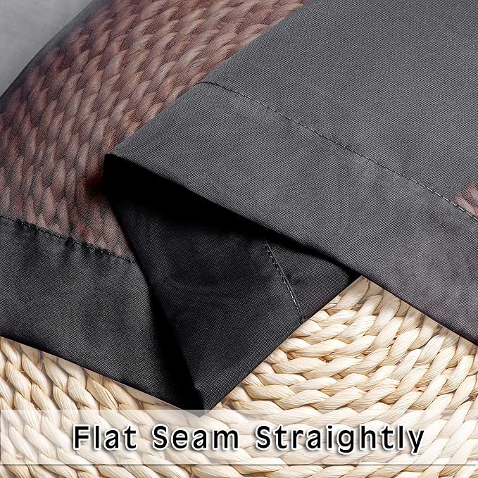 2 Panels Sheer Black Curtains 72 Inches Length Window Treatment - Image 5