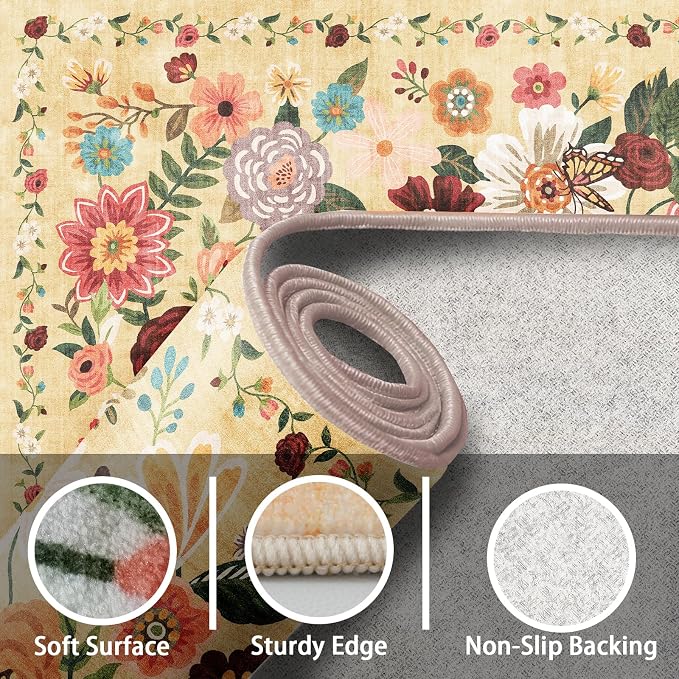 Area rugs 24x17 Inch Home Decor Entry Rug, Small Door Mat Bath Mats - Image 7