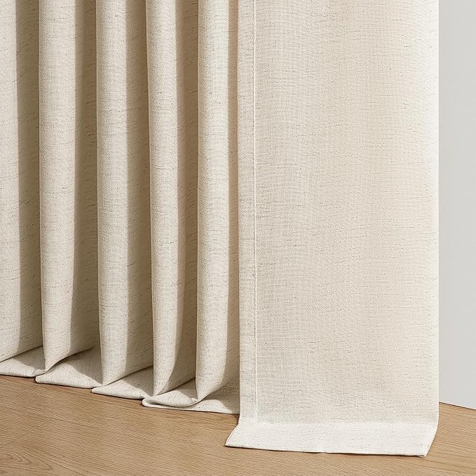 94 Inches Long Pinch Pleated Semi Sheer Curtains - Image 8